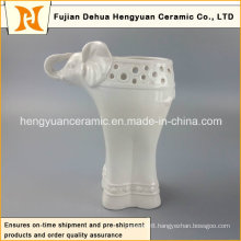 Household Decorations Ceramic Elephant Shape Vase (Garden Decoration)